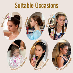Dolahair wax stick flyaways: tames frizz at hairline and nape.