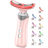 Dopsikn 9-in-1 red-light therapy for face close-up boosts skin texture with gentle illumination.
