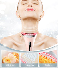 Dopsikn face massager close-up with multi-color LEDs for soothing treatment