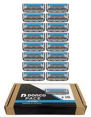 Dorco Pace 4 Pro pivoting head for smooth contour shaving