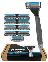 Dorco Pace 4 Pro razor handle with ergonomic grip for precise shaving.