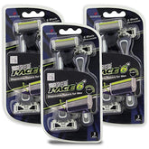 Dorco Pace 6 Plus razor head for a close, smooth finish.