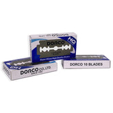 DORCO ST300 platinum blades packaging for bulk convenience and storage.