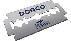 Dorco STP301 Prime Platinum blades in a barbershop setup ready for professional use.