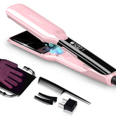 DORISILK plasma flat iron front view for quick frizz-free straightening