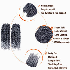 Dorsanee passion twist color 1B-gray option for versatile looks