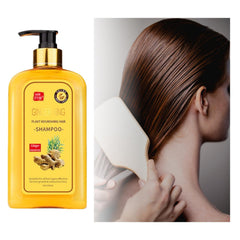 Dosoecse Ginaday Ginger Shampoo lather suggests refreshing cleanse and shine.