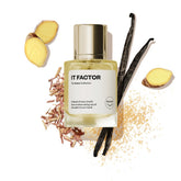 Dossier It Factor bottle front view for unisex fragrance with everyday allure.