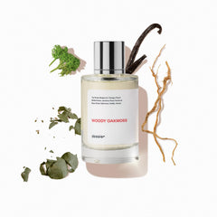 Dossier Woody Oakmoss bottle front showcases refined luxury for everyday wear