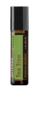 doTERRA Melaleuca Touch roller bottle closeup for on-the-go skincare