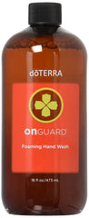 doTERRA On Guard foaming hand wash aroma closeup highlights citrus-spice scent