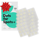 Dots for Spots patch pack close-up showing discreet ultra-thin design and packaging