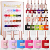Double Rhythm gel polish 28pcs bottle closeup for easy at-home manicure inspiration.