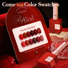 Double Rhythm nail-art-swatch displays shimmer shade ideal for DIY manicure ideas.