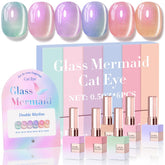 Double Rhythm Mermaid Pink Rose gel bottle front showing color and label.