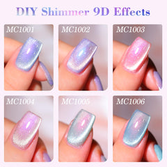 Double Rhythm LED lamp curing demo shows fast gel nail cure times