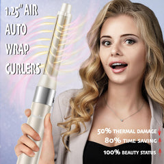 douviva oval curling wand creating soft waves and defined curls