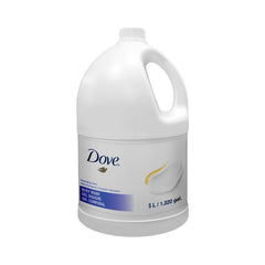 Dove 5-liter Pro body wash refill bottle for soft skin and bulk savings.