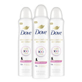 Dove Advanced Care Clear Finish Antiperspirant Spray can demonstrates invisible protection for all-day wear