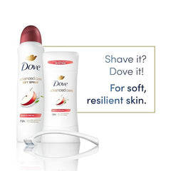 Dove Advanced Care Apple & White Tea fragrance provides a crisp daily scent