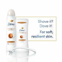 Dove Advanced Care packaging showing barrier repair concept and Shea Butter care.