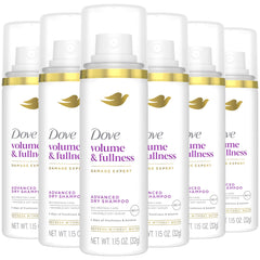 Dove Advanced Dry Shampoo travel-pack front view for on-the-go refresh