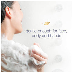 Dove bath bar sensitive skin six bars pack, everyday shower convenience.