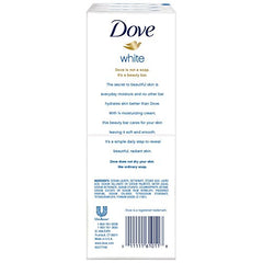Dove Beauty Bar Pack Display Blue Unscented illustrates everyday cleansing for sensitive skin.