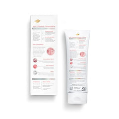Dove body serum velvety texture on hand demonstrates non-greasy absorption.