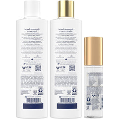 Dove Bond Repair Conditioner bottle emphasizing smoother, resilient strands