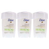 Dove Clinical Protection Cool Essentials deodorant stick pack provides three sticks for daily protection.