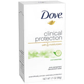 Dove Clinical Protection Cool Essentials pack shot showing two 1.7 oz sticks for daily use
