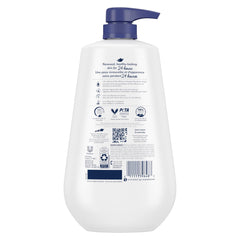 Dove Deep Moisture Body Wash uses Moisture Renew Blend to nourish top skin layers.