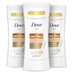 Dove Even Tone Apple Blossom stick close-up showing smooth glide for daily use.