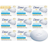 Dove Gentle Exfoliating Beauty Bar lather close-up shows rich moisturizing cream for hydrated skin