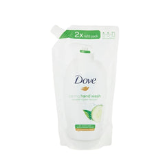 Dove Go Fresh cucumber and green tea refill packaging highlights clean fragrance