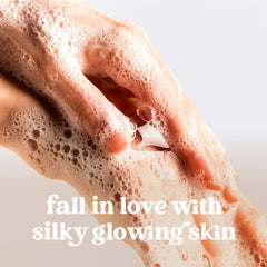 Dove Hand Soap Peppermint Bark bottle offers refreshing fragrance and cleansing