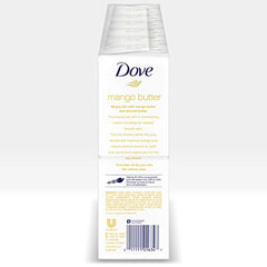 Close-up of Dove Mango Butter Beauty Bar lather highlighting spa-like skincare