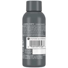 Dove Men+Care Clean Comfort lather demonstrates refreshing cleanse for face and body.