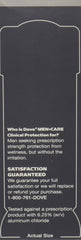 Dove Men+Care deodorant dial demonstrates easy glide application.