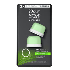 Dove Men+Care deodorant refill starter kit base for aluminum-free protection
