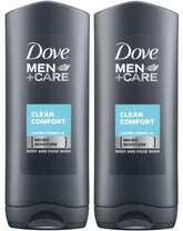 Dove Men Care Hydrating Clean Bundle two 250ml bottles for daily refreshing cleanse