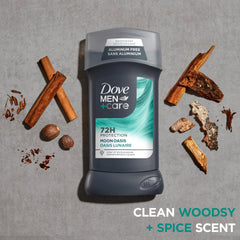 Moon Oasis packaging highlights aluminum-free formula for skin comfort.