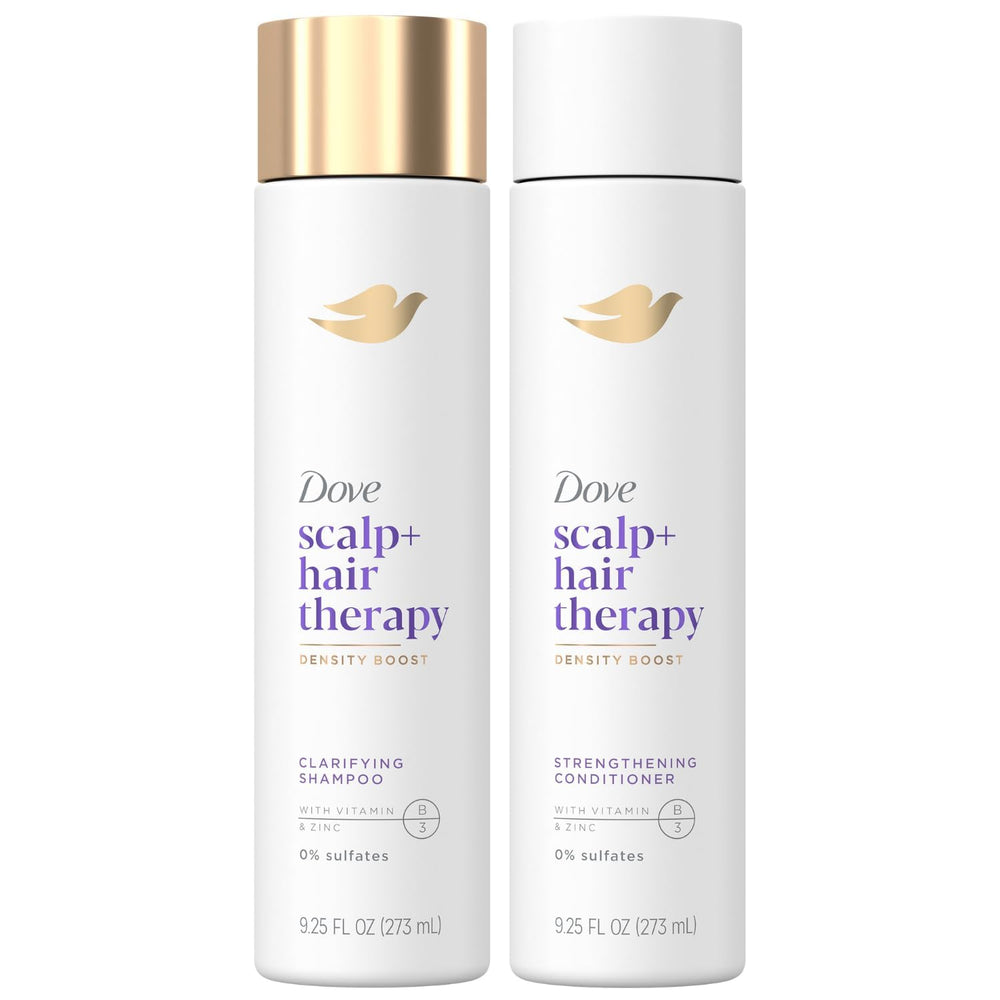 Dove Scalp Hair Therapy Shampoo bottle delivers gentle cleansing for a refreshed scalp