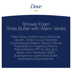 Creamy foam close up highlighting Nutrium Moisture for softer skin.