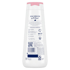 Dove Uplifting Sakura Blossom & Yuzu bubbles shower captures rich hydration during daily wash.