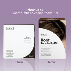 dpHUE Root Touch-Up Kit Medium Brown applicator brush for precise application
