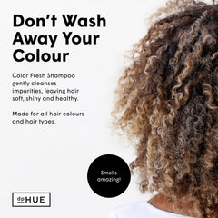 dpHUE Color Fresh Shampoo sunflower seed extract protects against UV fade