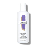 dpHUE Cool Blonde Shampoo pour highlights purple pigments countering brassiness.