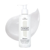 dpHUE Gloss+ Sheer bottle shows universal moisture for all hair colors.